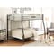Homeroots Limbra Full xL and amp; Queen Bunk Bed Black Sand 285321 - alternate 2